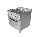 Gas double-cylinder double-Sieve fryer พร้อมฐานตู้ (ตามมาตรฐานการรับรอง3C) - หม้อทอดแบบน้ำมันลึก - foodmachtech